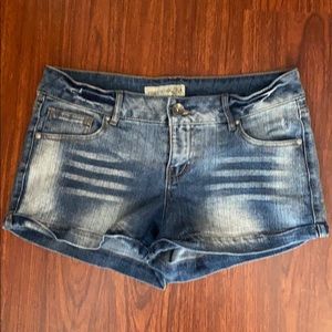 Denim shorts